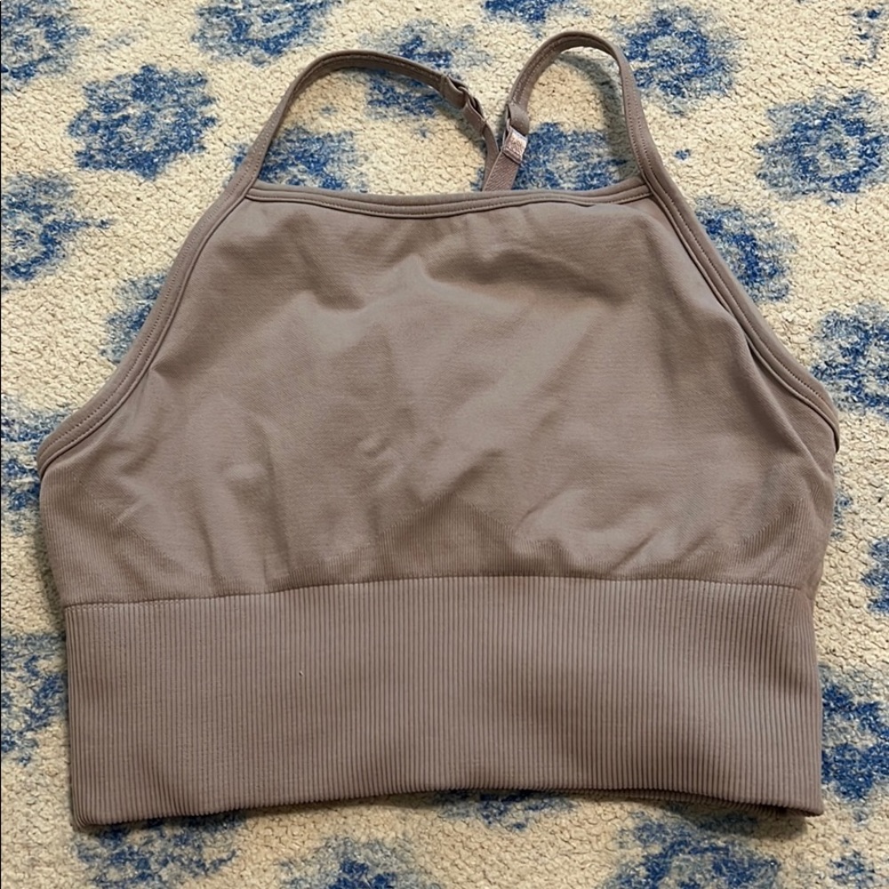 LULULEMON longline halter bra